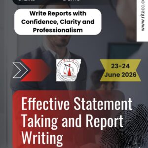 Effective Statement taking and Report writing